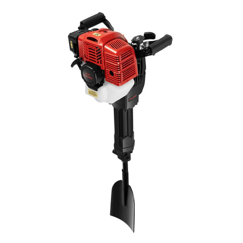 52cc 2 Stroke Garden Trench Digger Portable Post Hole Digger 1900W Powerhead 6500 RPM Easy Start Handheld Trencher
