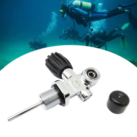 High Pressure 3000 Psi Scuba Regulator Valve For Tanks And Cylinders Durable Stainless Steel Lightweight With Rubber Handle