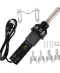 110V Soldering Gun Kit With LCD Desoldering Station And Heat Gun Includes Nozzles Portable Temperature Controlled Tool