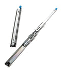 Heavy Duty Drawer Slides With Lock For Smooth Three Fold Full Extension Ball Bearing Runners, One Pair, 120 Kg Load Capacity, 38 Inch Length