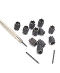 13-Piece Spot Weld Cutter Set 3/8 Inch Double-Sided Bits with welding tool remover for stainless steel, iron, aluminum