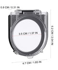 Clear Push Button Switch Cover Protector For Computers And Home Appliances To Keep You From Accidental Shutdowns, 5.2x4.7cm