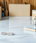 Heavy Duty Four Pack Stainless Steel Spring Loaded Toggle Catches With Flat Mouth Design, showcased on a marble countertop.