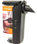 Replacement LatteGo Carafe For Espresso Machines Large Chrome, Fits EP5447/94 EP4347/94 EP3246/74, dark gray side view