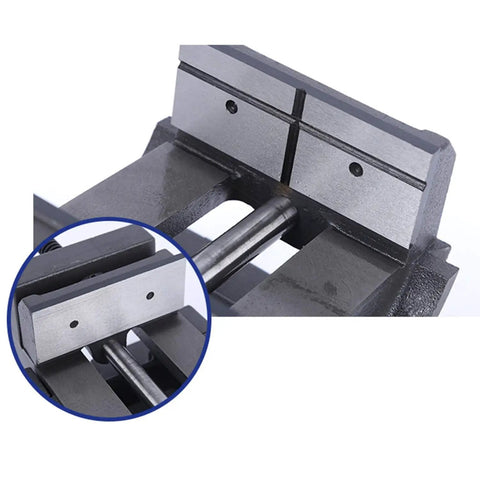 Beefy 4 Inch Angle Drill Press Vise With Cradle Style Tilting Jaw, Benchtop Industrial Strength Drill Clamp Vice, 4 Inch Jaw Width, 4 Inch Jaw Opening, 1-1/2 Inch Jaw Depth, Built For Precise Metalworking