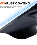 Close-up of anti-rust coated blade from 2 Pack High Lift Mower Blades For 46 Inch Decks, 6 Point Star Design, OEM Replacement For Cub Cadet Troy-Bilt Lawn Tractors XT1 XT2 Enduro LT46 LX46 Series, Fits 942-04244A 942-04290 And Related Models.