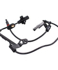 Genuine Replacement Front Left And Right Abs Wheel Speed Sensor Set Fits Honda Pilot 3 5L 2009 2015 And Acura Md X 3 7L showing black wire structure and connectors.