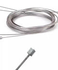 Coiled galvanized cable from 4 Pack Bike Shifter Cable Set For Snappy Gear Shifts, Durable Galvanized Cables, detail view