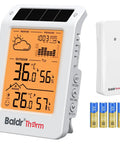 Wireless Weather Station With Dual Zone Indoor Outdoor Monitor For Home And Kids Room 100m Range Temp Humidity Barometric