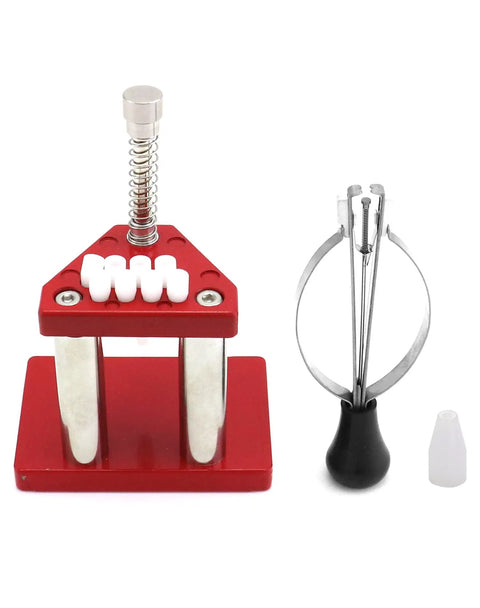 Pro Grade Watch Hand Puller and Plunger Set, Stainless Steel Non Slip Watch Repair Tool for Precise Hand Removal