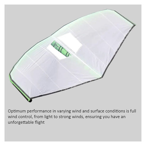 Inflatable Windsurf Wing With Tear Resistant Nylon, Full Shape Air Retention For Windsurfing, Wing Foil, Kitesurfing, And Snow Skiing, Built Tough
