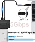 Three In One Universal SATA IDE To USB Drive Reader For 2.5 And 3.5 HDD SSD And DVD CD Optical Drives With Fast 5Gbps Data Transfer connected to laptop