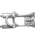 Heavy Duty Galvanized Double Gate Latch Case Of Four for securing chain link gates with durable steel components.