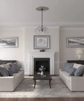 Alexa Ceiling Medallion in Flash Gold Dope Finish with lightweight hand painted detail in elegant living room decor