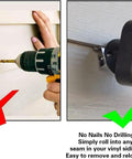 Heavy Duty Vinyl Siding Hooks And Clamps 10 Pack No Hassle Camera Mount For Blink Arlo Ring showing installation without drilling.