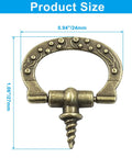 Mini Cabinet Pulls 10 Pack With Self Tapping Screws Antique Bronze Jewelry Box Handles And Drawer Knobs product size