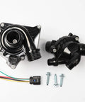 Heavy Duty Electric Water Pump And Thermostat A Hella Smooth Cooling Upgrade That Cuts Coolant Drips Fast Fits Oe 11517632426 11517563659 11517588885 with connector and screws