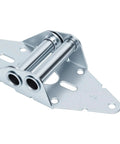 10-Piece Garage Door Hardware Kit With 2-In White Nylon Rollers And Hinges For Quiet, Smooth Operation And Reduced Noise, Durable Nylon Wheels, Nylon-Coated Steel Shaft, Easy Installation, Compatible With Most Residential Doors. Metal hinge