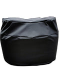 Dual 20Lb Propane Tank Cover For RV Trailer And Camper, Waterproof Heavy Duty Vinyl With 300D Lining, front view