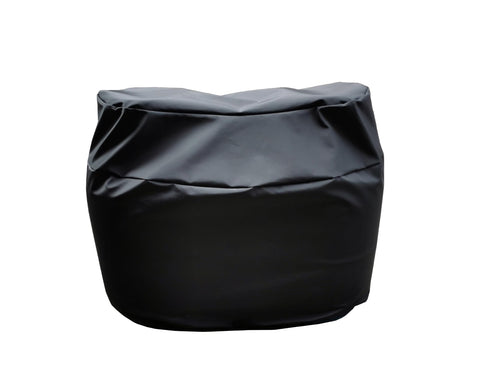 Dual 20Lb Propane Tank Cover For RV Trailer And Camper, Waterproof Heavy Duty Vinyl With 300D Lining, front view