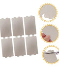 Six Piece Microwave Waveguide Mica Sheet Insulation Covers Set, durable high temp material, easy install, close-up details.
