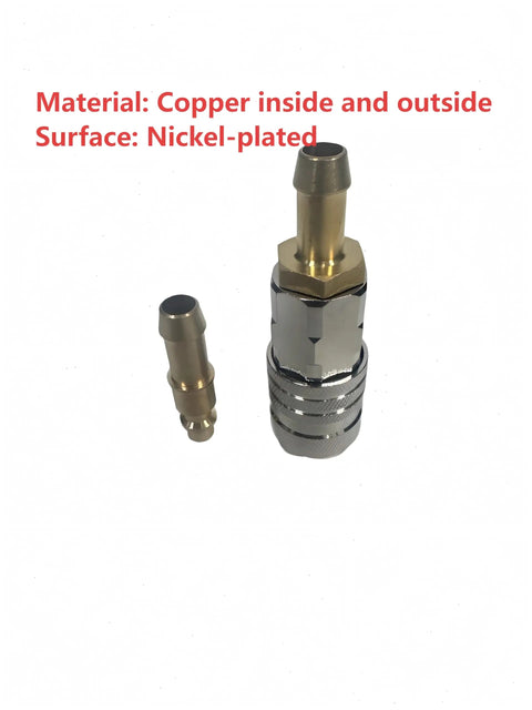 Nickel-plated copper fittings for Silica Gel 1.5m Radiator Coolant Drain Hose for Volvo, Mack, and Renault trucks.
