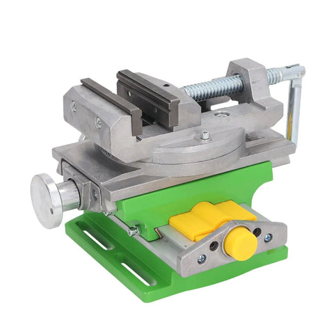 Slide Drill Press Vise With 77mm Clamping, XY Compound Vise For Milling And Drilling, multifunctional workbench in alloy steel