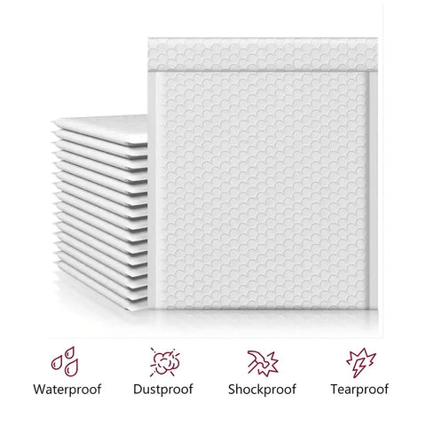 250 Pack 6x10 Inch Bubble Mailers Poly Self Seal Padded Envelopes Waterproof Gray Cushion Shipping Mailers For Documents