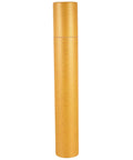 Grab And Go Portable Poster Tube Holder With Versatile Storage And Elegant Round Design For Travel And Mailing, Lightweight Yellow