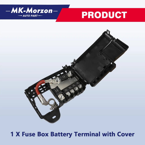 Heavy Duty Fuse Box Battery Terminal With Tough Cover For Chevy Cruze, showing connections and protective cover.