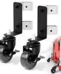 Milwaukee Packout Compatible 360 Degree Dual Front Wheels Upgraded For Rolling Toolboxes Ergonomic Cart Design