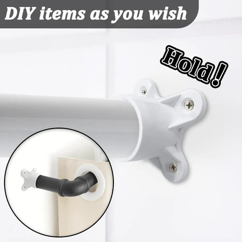Mounting of 25 Pack One Half Inch PVC Flange Table Leg Caps Fittings Screw Tab Caps For Furniture Support Feet DIY