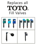 528T Replacement Toto Toilet Fill Valve For G Max And Power Gravity Toilets Easy To Install Adjustable Sizing Quieter Refills