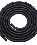 Coiled 6.6 Ft Silicone Vacuum Hose For Automotive High Temperature 130 PSI Three Eighths Inch Inner Diameter 10mm Outer Diameter 16mm Black