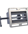 Beefed Up 4 Inch Guide Rod Type Heavy Duty Precision Drilling And Milling Machine Vise With Flat Mouth Clamp for Bench Fixture