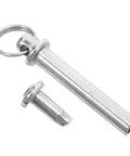 Premium Stainless Steel Fan Axle Rivet Kit Six Piece Set 17 To 22 mm Replacement Pins for Folding Hand Fans with two silver rivets