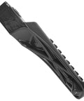 Black left foot peg from Replacement Mini Bike Foot Pegs Kit For Predator Powered Minis Fits CT200U CT200UEX BT200X CT100U CC100X.