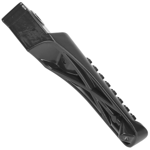 Black left foot peg from Replacement Mini Bike Foot Pegs Kit For Predator Powered Minis Fits CT200U CT200UEX BT200X CT100U CC100X.