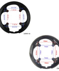 Top view of Bike Chainring Guard 42T Protector Cover in gray with 8 screws, dimensions 10.1x7.4 cm, and 9.6x7.4 cm for off-road riding