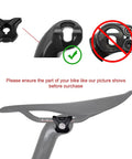 Bike Seatpost Ear Clamp 7x9 Titanium Bolt Kit for Carbon Rails CNC Aluminum Clamp installed on a bike seatpost