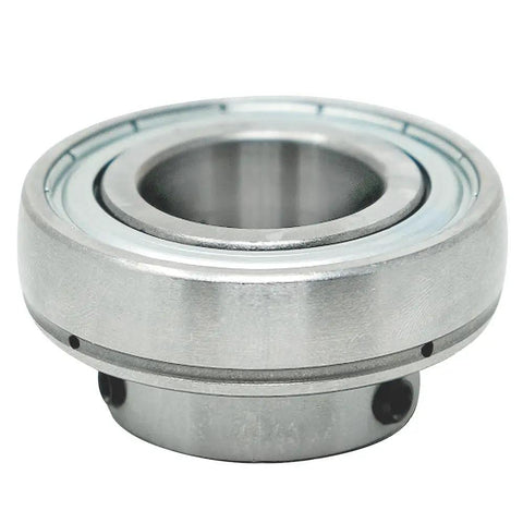 Insert Bearing With One And Seven Sixteenths Inch Bore Spherical Outer Diameter Set Screws For Heavy Duty OEM Replacement High Performance Low Noise Low Vibration Long Life Extreme Climate Ready, steel