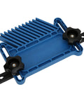 Heavy Duty Two Piece Table Saw Featherboard Set Woodworking Kickback Guard with blue PP plastic design and friction control clamps.