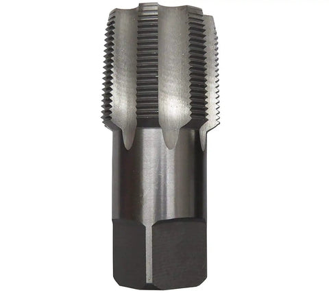 Three Piece NPT Pipe Tap Set For Plumbing One Inch One And A Quarter Inch And One And A Half Inch Carbon Steel Taps
