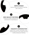 328 Piece External Snap Ring Kit in Black Manganese Steel with durable design, high-quality material, and versatile use shown