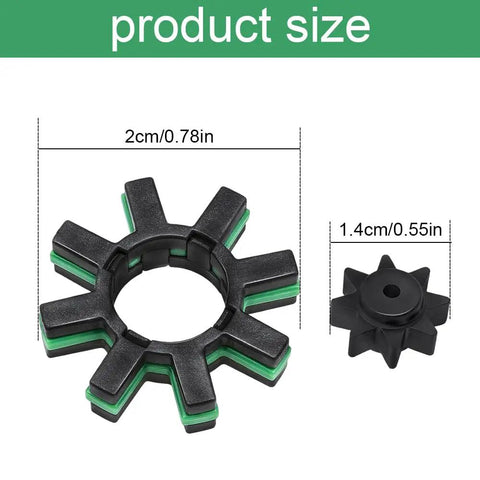 2 Sets Damper Electric Power Steering Shaft Kit With Steering Coupler And Damper Spacer For C-HR Camry Prius, Steering Bushing Replacement With Beefed-Up Nylon Construction For A Smooth Quiet Ride Plug And Play OEM 4525428040 4525328130, 2cm and 1.4cm parts