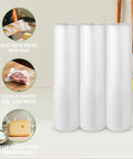 3 Rolls Vacuum Sealer Bags Compatible With Anova And Foodsaver Vacuum Sealers, ideal for bread, meat, and cheese storage