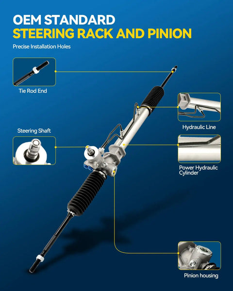 Toyota 4Runner Rack and Pinion Replacement with Hydraulic Power 2010 Through 2022 Direct Fit OE 3110236 Compatible