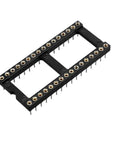 DIP IC Socket Adapter Solder Type 2.54mm Pitch Dual Row 32 Pins 15.2mm Row Pitch 12 Pack Easy Swap For IC Chips Rework Ready Chip Holder