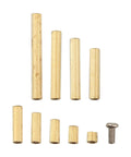 270 Piece M2 Brass Standoff And Nut Assortment Kit For Electronics PC Builds And Robotics With Rust Resistant Brass Threads For Easy Precise Mounting And Height Adjustment brass spacers and screw