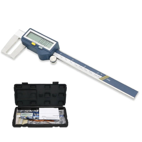 Digital Outside Neck Caliper With Built In Wireless Data Transmission; Measures Grooves And Recesses In mm Or Inches; Stainless Steel, IP54 Rated, 6 Inch Capacity; Quick Device Sync For Precise, Pro Grade Machining Measurements.